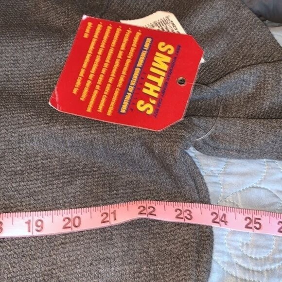 Smiths Workwear Mens Gray 1/4 Zip Pullover Sweatshirt XL Cotton Blend - Picture 12 of 12